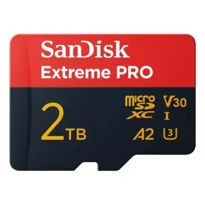 SanDisk Extreme PRO 2 TB MicroSDXC UHS-I Class 10 - Thumbnail 2