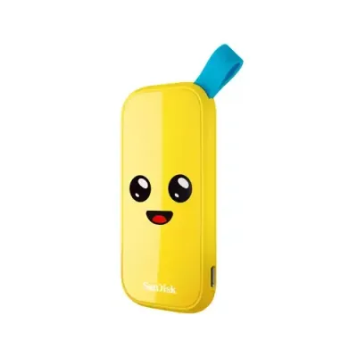 SanDisk SDSSDE30-2T00-G25F external solid state drive 2 TB USB Type-C 3.2 Gen 2 (3.1 Gen 2) Yellow - Thumbnail 2