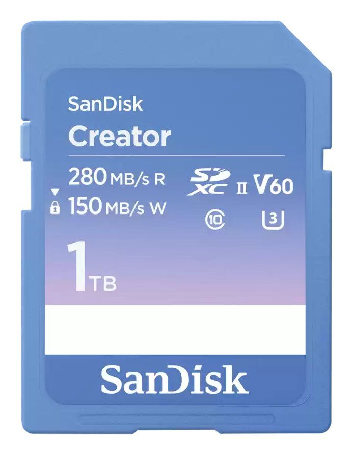 SanDisk Creator 1 TB SDXC UHS-II Class 10 - Image 1