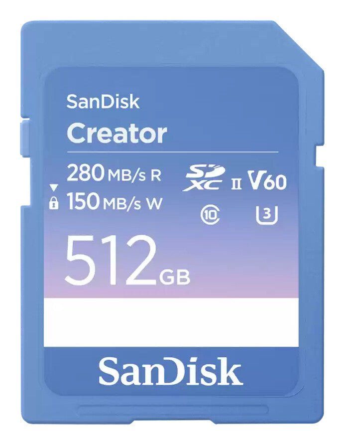 SanDisk Creator 512 GB SDXC UHS-II Class 10 - Image 1