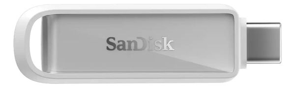 SANDISK USB Type-C Memory Stick - 128 GB, White, White,Silver/Grey