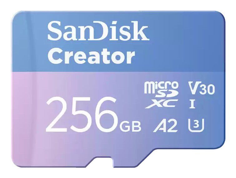 SanDisk Creator 256 GB MicroSDXC UHS-I Class 10 - Image 1