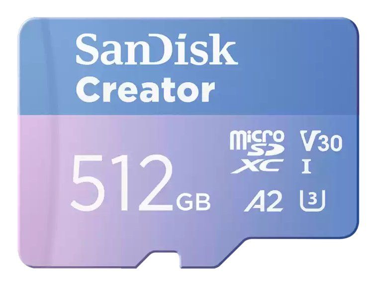 SanDisk Creator 512 GB MicroSDXC UHS-I Class 10 - Image 1