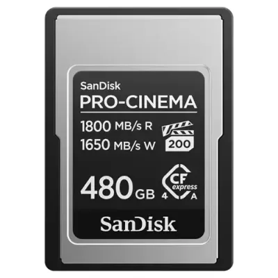SanDisk PRO-CINEMA CFexpress Type A Card - 480GB - Thumbnail 3