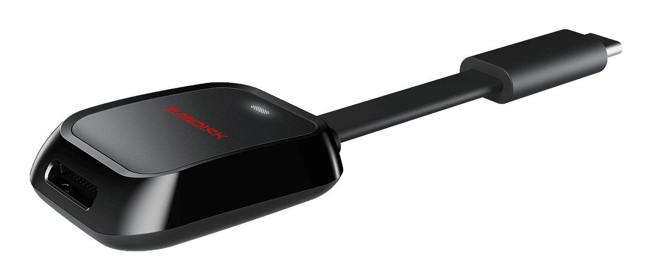 SanDisk QuickFlow card reader USB 3.2 Gen 1 (3.1 Gen 1) Type-C Black - Image 1