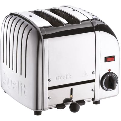 DUALIT Classic 20245 2-Slice Toaster - Silver, Silver/Grey
