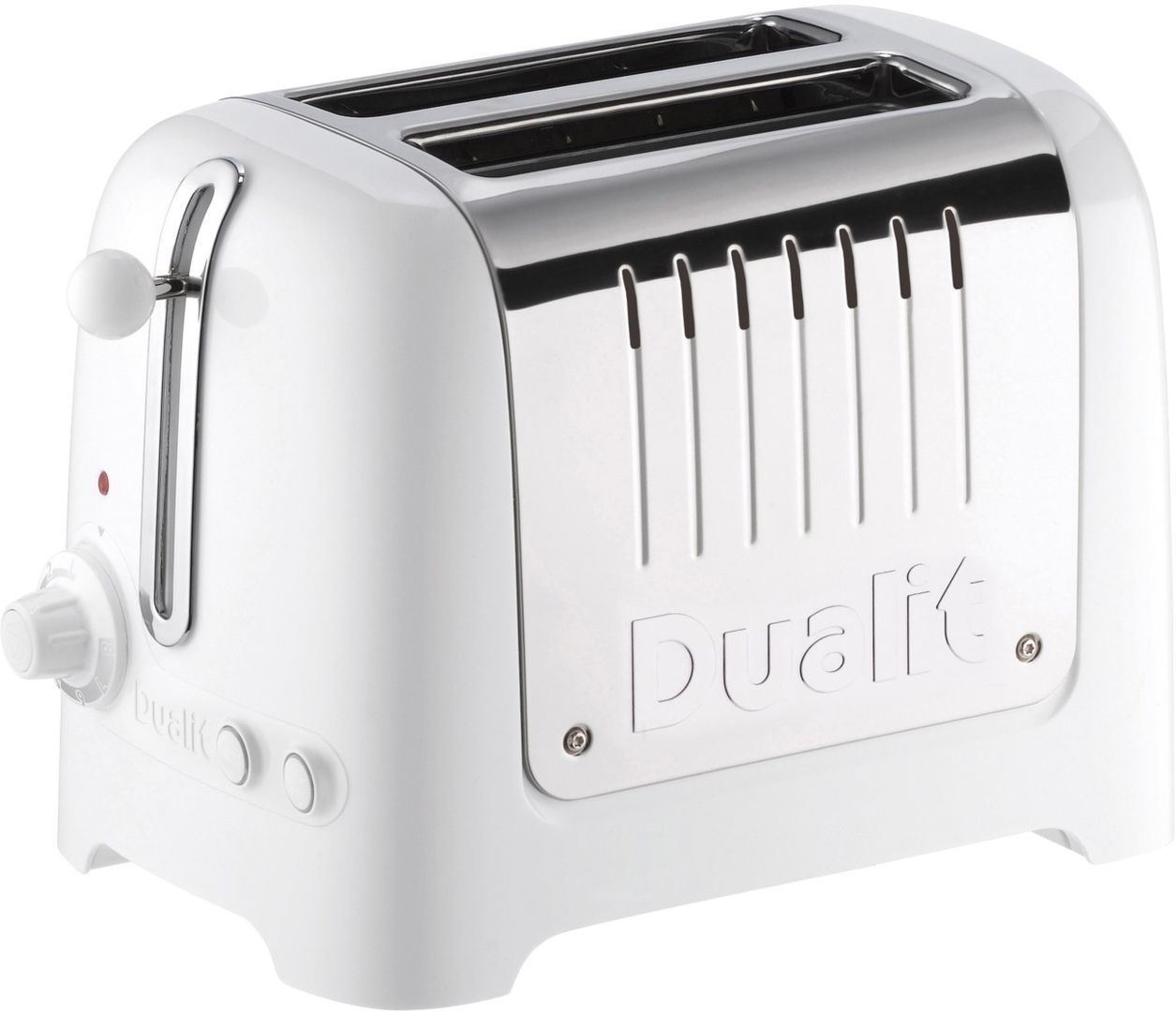 DUALIT Lite 26203 2-Slice Toaster - Gloss White, White - Image 1