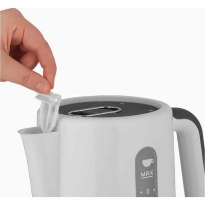 DUALIT Studio 72122 Jug Kettle White & Grey, White,Silver/Grey