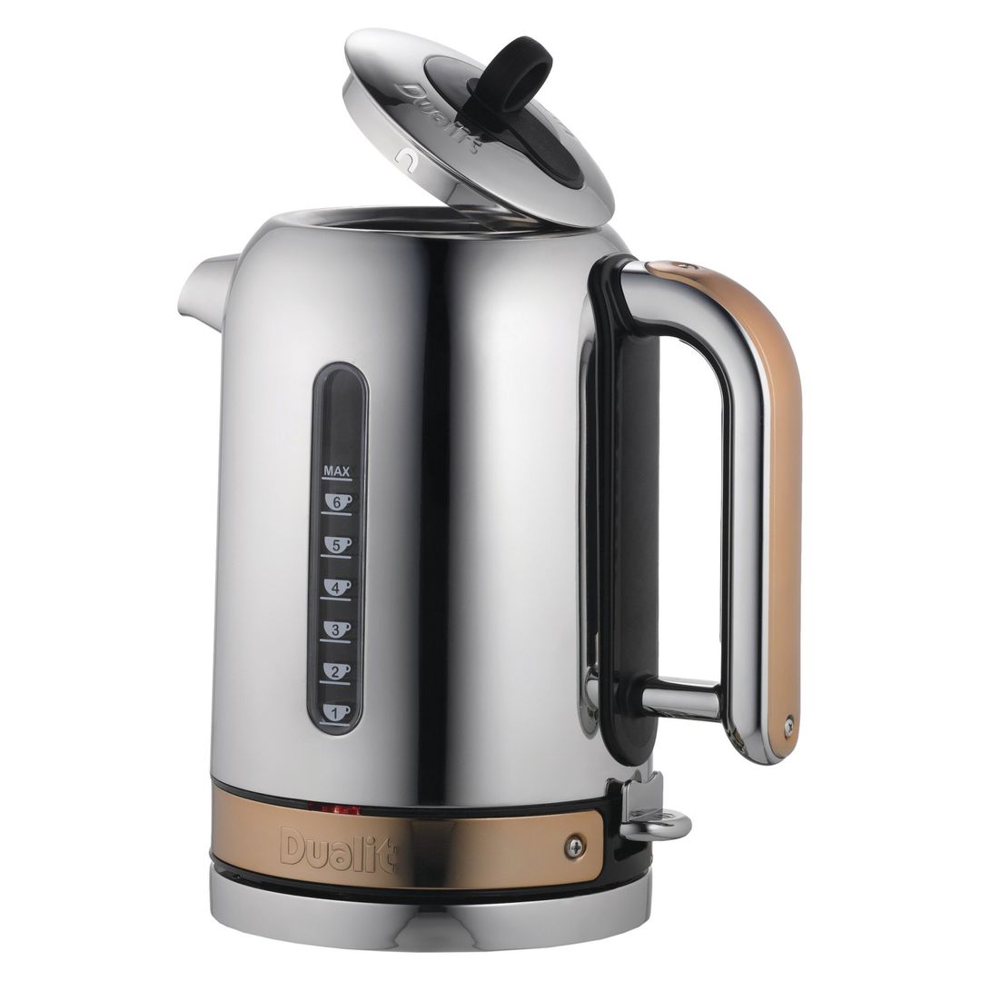 DUALIT Classic 72820 Jug Kettle - Copper & Stainless Steel, Stainless Steel - Image 1