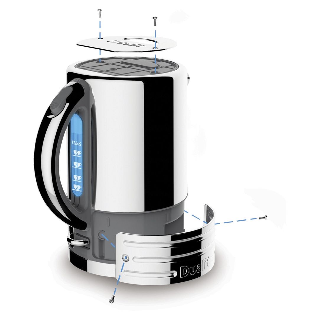 DUALIT Architect 72926 Jug Kettle - Grey & Stainless Steel, Stainless Steel - Image 1