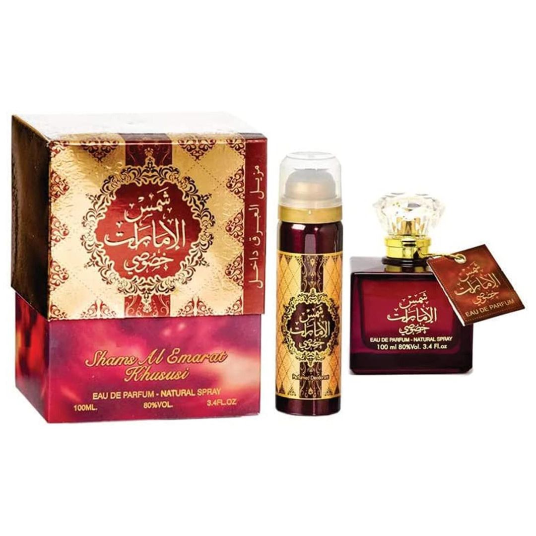 Ard Al Zaafaran Shams Al Emarat Khususi & Deo EDP Spray 100ml - Image 1