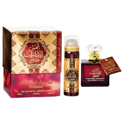 Ard Al Zaafaran Shams Al Emarat Khususi & Deo EDP Spray 100ml