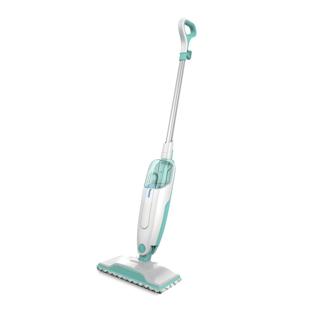 SHARK S1000UK Pro Steam Mop - White & Mint, White,Blue - Image 1