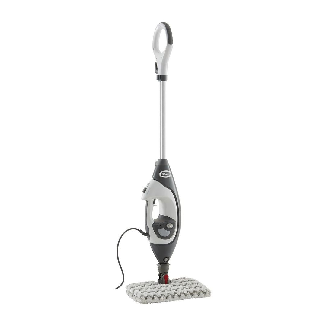 SHARK Floor Mop & Lift-Away S6005UK Steam Mop - Grey & White, White,Blue - Image 1