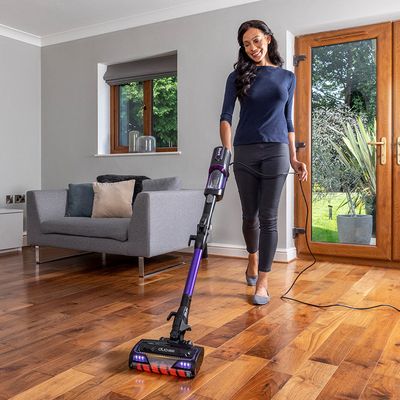 SHARK Anti Hair Wrap HZ500UK Bagless Vacuum Cleaner - Charcoal Grey & Purple, Purple,Silver/Grey