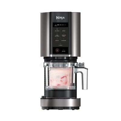 NINJA Creami NC300UK Ice Cream & Frozen Dessert Maker Black & Silver, Black,Silver/Grey