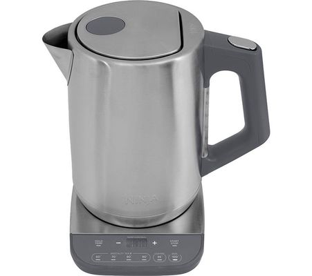 Ninja Kettle with Rapid Boil & 6 Pre-Set Temperatures – Stainless Steel - KT201UK