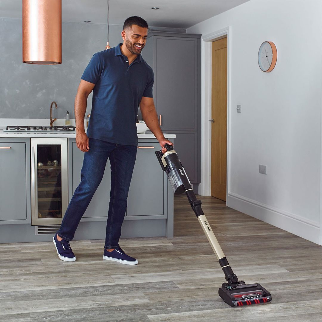 SHARK Stratos Anti Hair Wrap Plus with Pet Tool IZ400UKT Cordless Vacuum Cleaner - Copper, Silver/Grey,Orange - Image 1