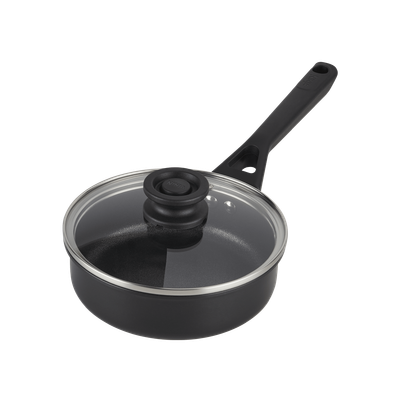 Ninja ZEROSTICK Classic 16cm Saucepan with Lid in Black | CW50216UK | by SharkNinja