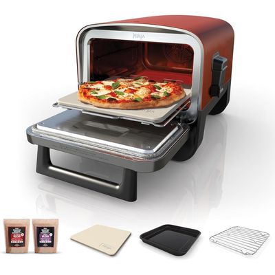 Ninja Woodfire Electric Outdoor Oven, Artisan Pizza Maker and BBQ Smoker | OO101UK | by SharkNinja - Thumbnail 2