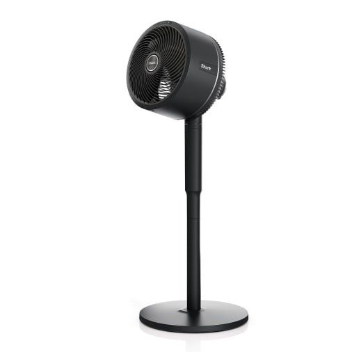 SHARK FlexBreeze FA220UK Portable 11.3" Hybrid Pedestal Fan - Charcoal Black, Black - Image 1