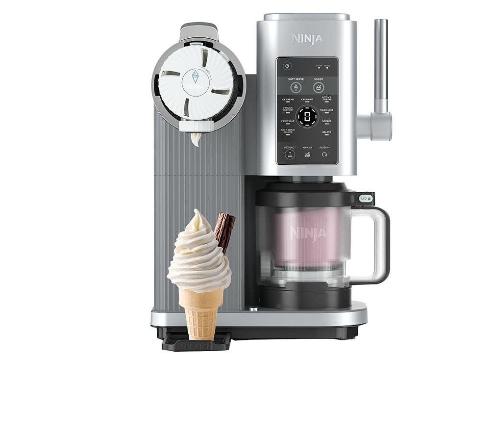 Ninja Swirl CREAMi - Soft Serve Ice Cream Maker - NC701UK – Silver - Image 1