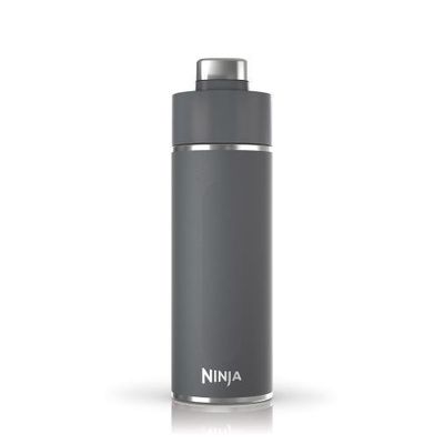 NINJA Thirsti Travel Water Bottle - Dark Grey, 530 ml