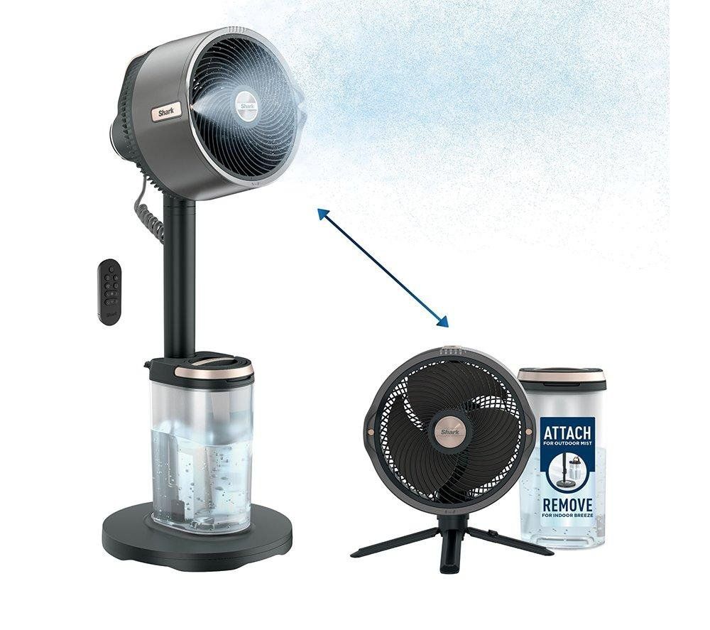 Shark FlexBreeze Pro Mist Indoor & Outdoor Fan & Outdoor Misting System FA300UK - Image 1