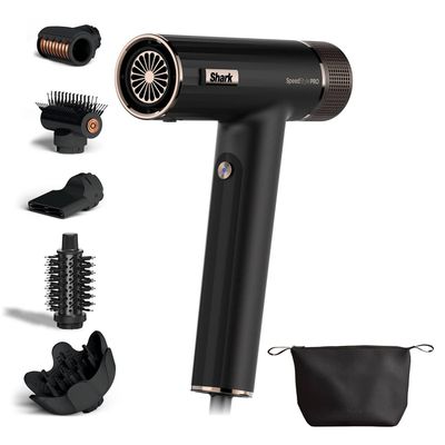 SHARK SpeedStyle Pro HD752UK 5-in-1 Hair Dryer - Black, Black