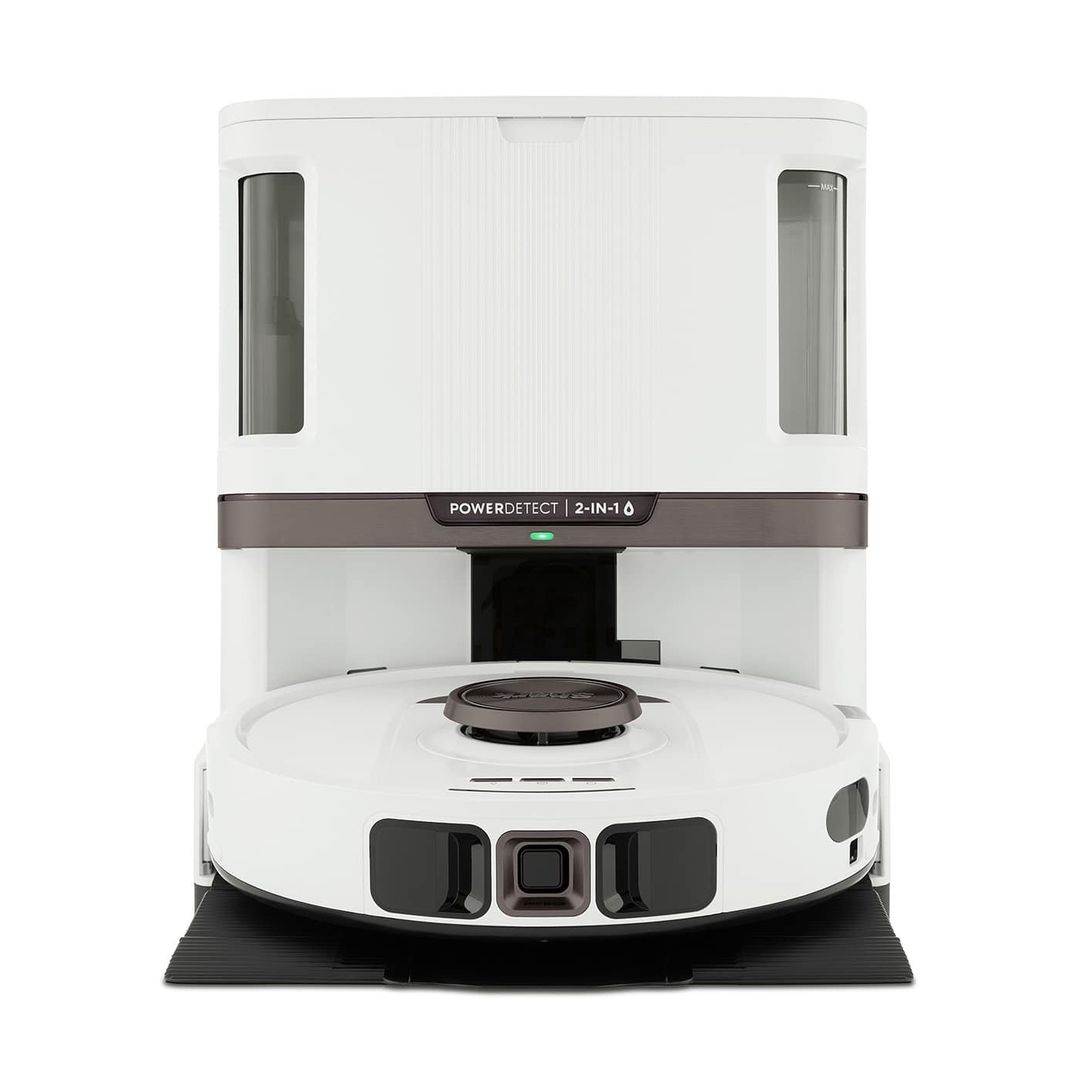 SHARK PowerDetect NeverTouch Pro RV2800ZEUKWH 2-in-1 Robot Vacuum Cleaner - White, White - Image 1