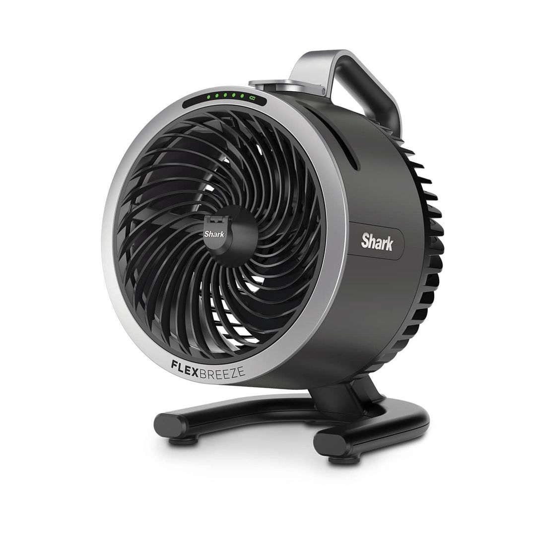 SHARK FlexBreeze HydroGo FA050UK Portable 6.8" Misting Turbo Fan - Charcoal, Silver/Grey - Image 1
