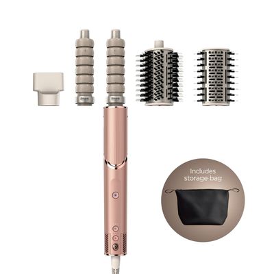 Shark FlexStyle Limited Edition 4-in-1 Air Styler & Hair Dryer Gift Set in Pearl Pink | HD432PKUK | by SharkNinja - Thumbnail 2