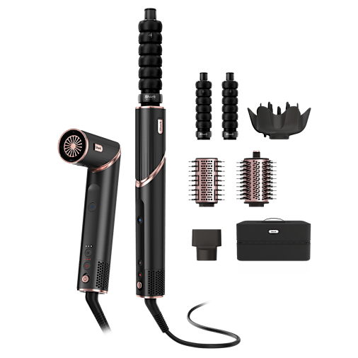 Shark FlexStyle 5-in-1 Air Styler & Hair Dryer with Storage Case in Black | HD446UK | by SharkNinja - Image 1