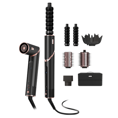 Shark FlexStyle 5-in-1 Air Styler & Hair Dryer with Storage Case in Black | HD446UK | by SharkNinja