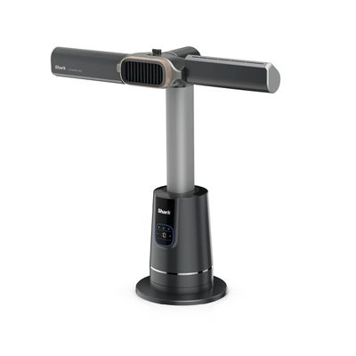 SHARK TH200UK TurboBlade Cool Heat High-Speed Multi-Directional Tower Fan & Heater - Charcoal & Gold, Black