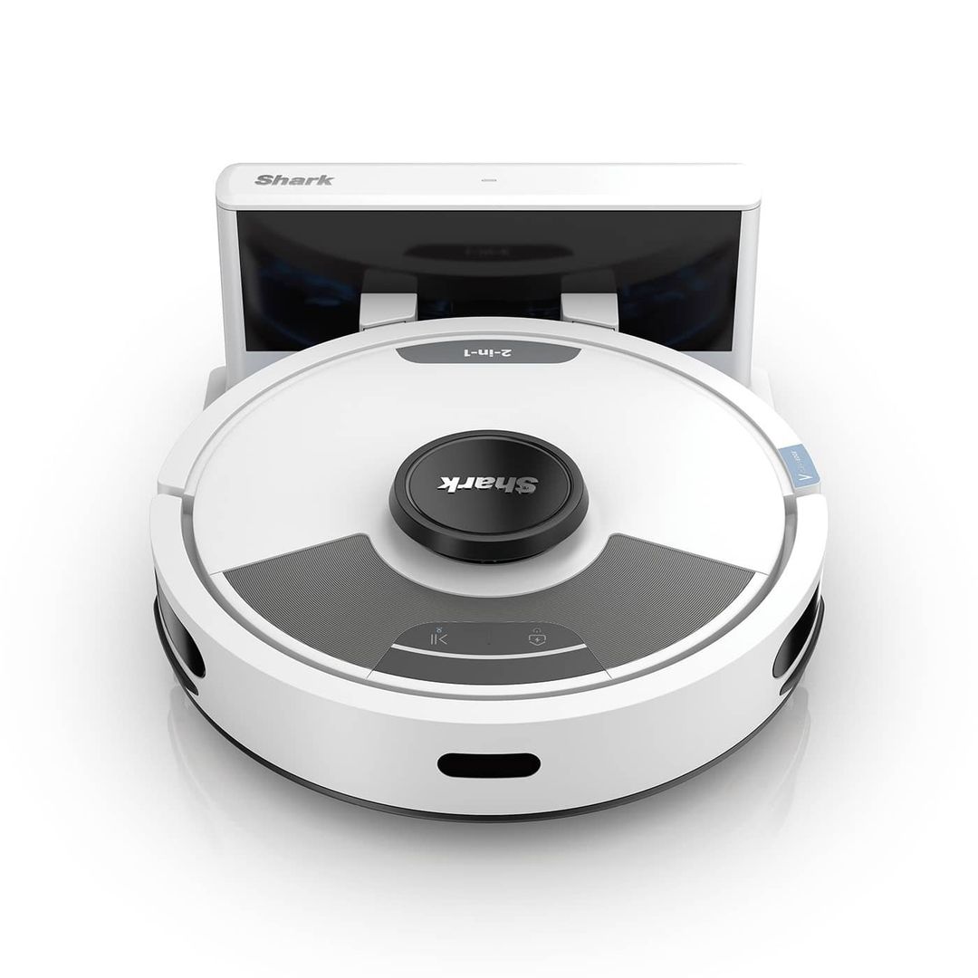 SHARK RV2620WDUKWH Matrix Plus 2-in-1 Robot Vacuum Cleaner - White & Silver, Silver/Grey,White - Image 1