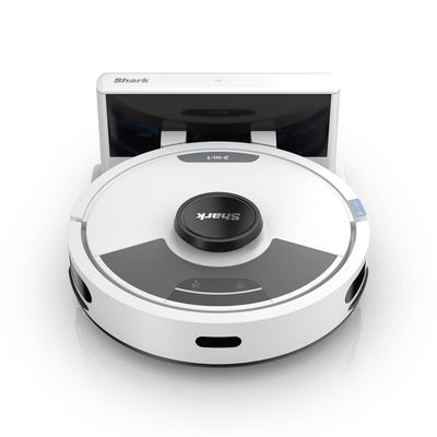 SHARK RV2620WDUKWH Matrix Plus 2-in-1 Robot Vacuum Cleaner - White & Silver, Silver/Grey,White