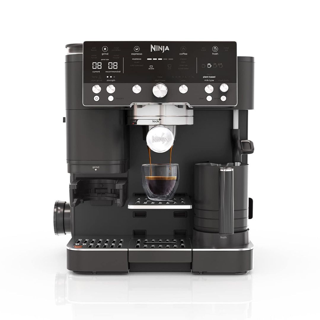 NINJA Luxe Cafe Premier Series ES601UKBK Bean to Cup Coffee Machine - Black, Black - Image 1