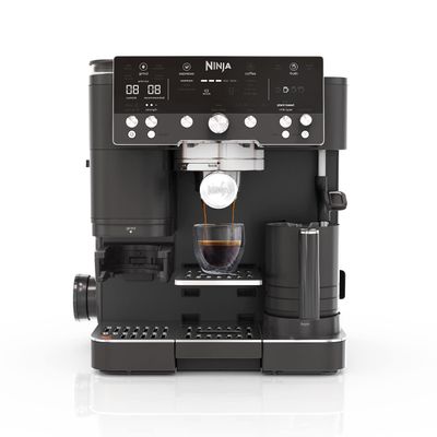 NINJA Luxe Cafe Premier Series ES601UKBK Bean to Cup Coffee Machine - Black, Black