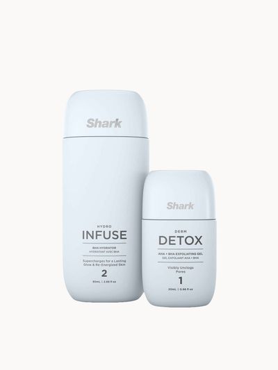 SHARK FacialPro Glow Detox Hydrate Replenishment Set, Blue