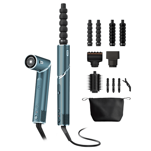 Shark FlexStyle 5-in-1 Air Styler & Hair Dryer in Teal | HD456TLUK | by SharkNinja - Image 1