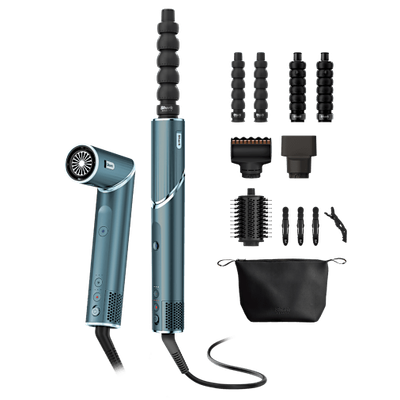 Shark FlexStyle 5-in-1 Air Styler & Hair Dryer in Teal | HD456TLUK | by SharkNinja