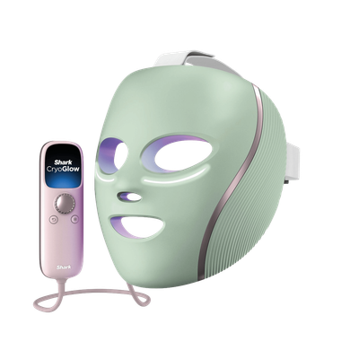 Shark CryoGlow Under-Eye Cooling & LED Anti-Ageing & Blemish Repair Mask in Strawberry Matcha | FW312UKGN | by SharkNinja
