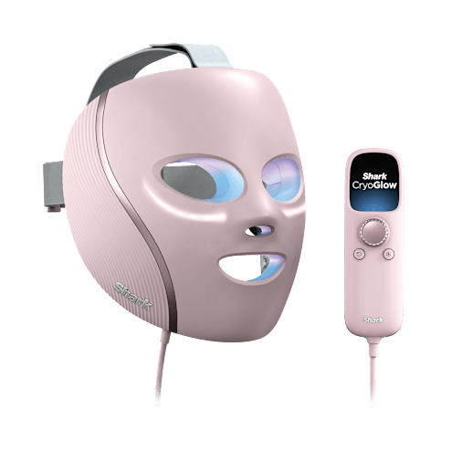 Shark CryoGlow Under-Eye Cooling & LED Anti-Ageing & Blemish Repair Mask in Pink | FW312UKPK | by SharkNinja - Image 1