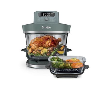 Ninja CRISPi PRO 7-in-1 XL Glass Air Fryer – in Ash Grey | AS101UKGY | by SharkNinja