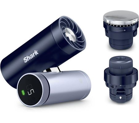 SHARK ChillPill FA025UK 3-in-1 Fan, Mist & InstaChill System with Travel Case - Midnight, Blue