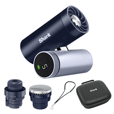 SHARK ChillPill FA025UK 3-in-1 Fan, Mist & InstaChill System with Travel Case - Midnight, Blue - Thumbnail 2