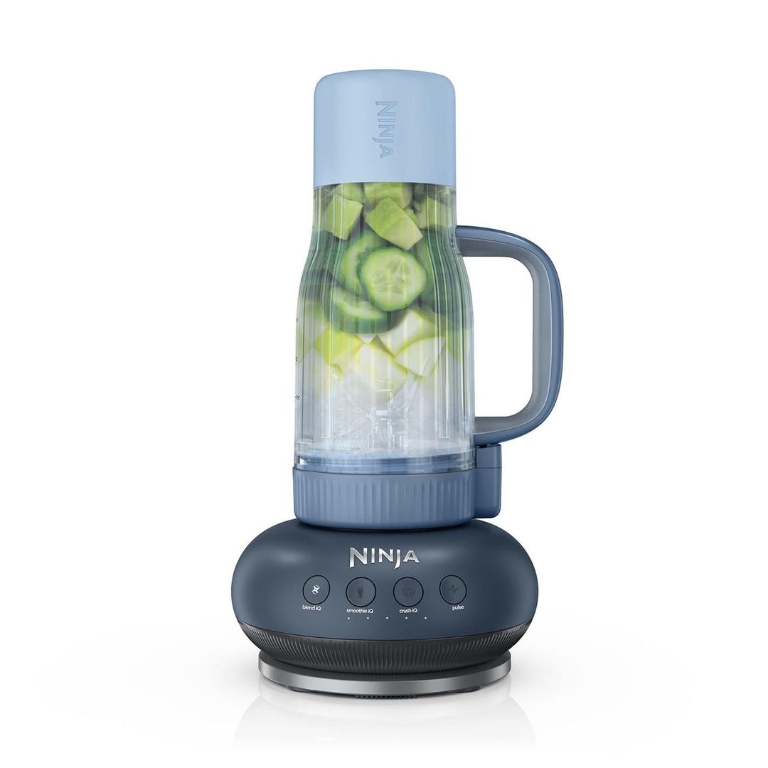 NINJA BlendBoss DB351UKCY Tumbler Blender - Cyberspace, Silver/Grey,Blue - Image 1