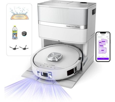 Shark PowerDetect UV Reveal 2-in-1 Vac & Mop Robot Vacuum – in White | RV3000XEUKWH | by SharkNinja