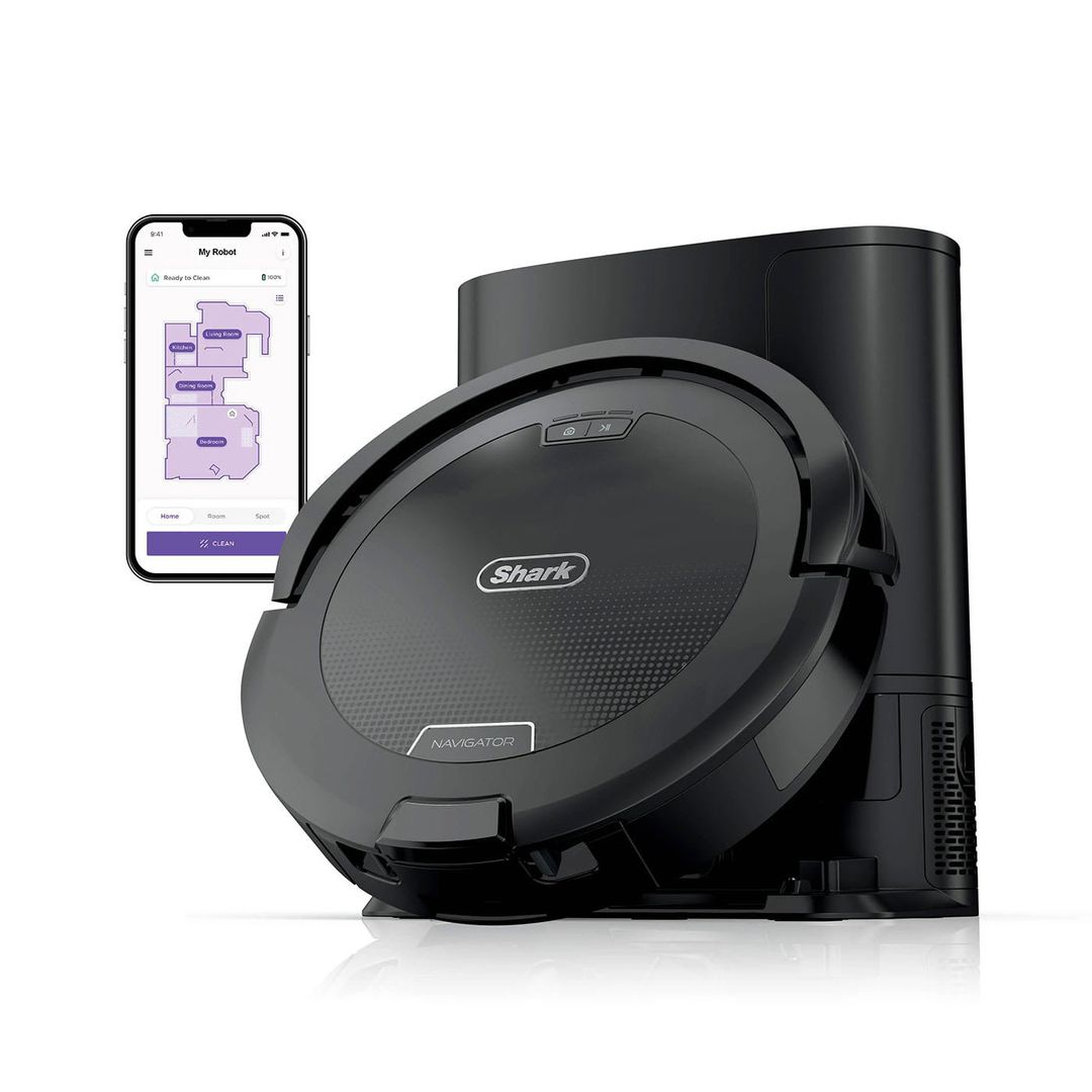 Shark Navigator Robot Vacuum & Self-Empty Base | RV2110AEUK | by SharkNinja - Image 1